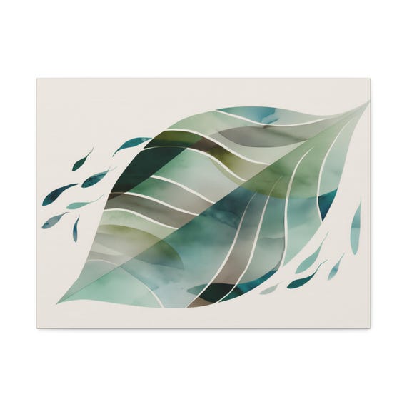 Stretched Canvas (9) Abstract Art.