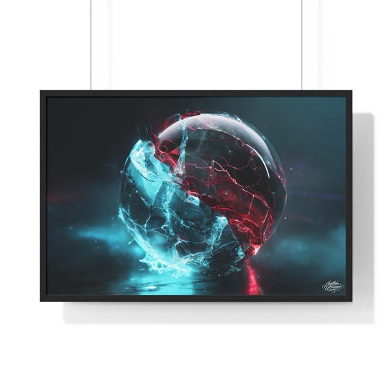 Horizontal Framed Poster (1) 3D Art available in 50 cm × 76 cm or 61 cm × 91 cm.