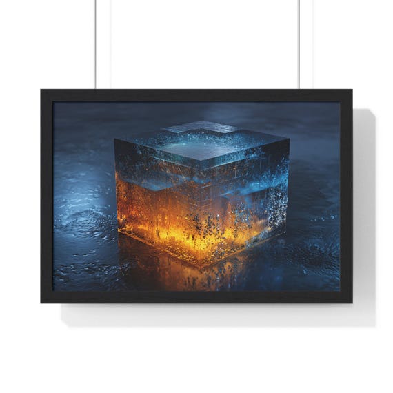 Horizontal framed Poster (4) 3D Art available in 30cm × 45cm / 50 cm × 76 cm / 61 cm × 91 cm.