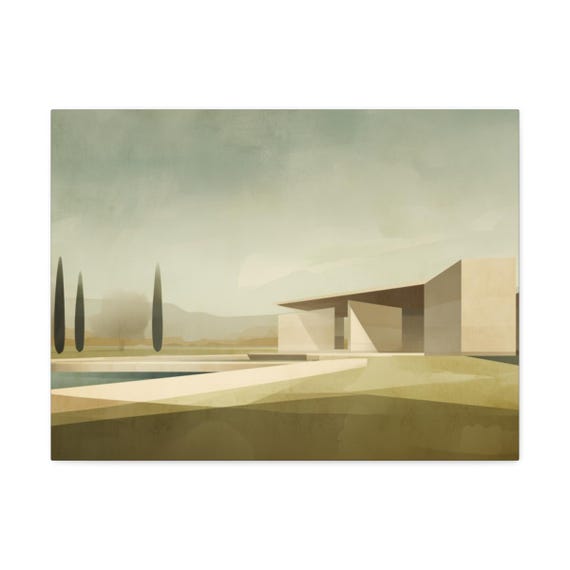 Stretched Canvas (5) Abstract Art.