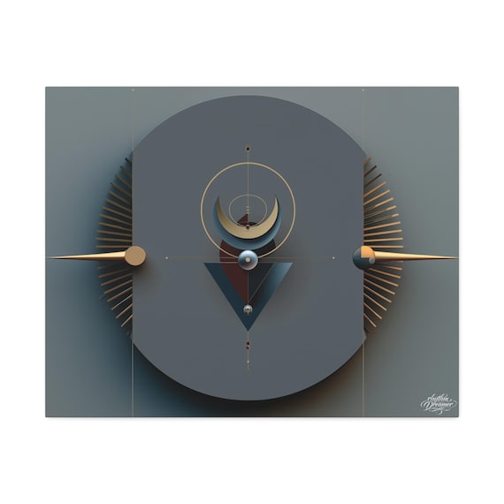 Stretched Canvas (15) Minimalistic geometry. Available in 61 cm × 76 cm.