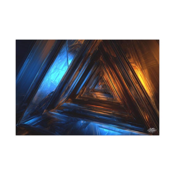 Matte Poster optical illusion (3) Available in 30 cm × 45 cm / 50 cm × 76 cm / 61 cm × 91 cm.