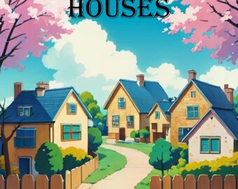 Houses - 20 Printable Coloring Pages for Kids | Cute and Realistic House Designs | Fun Architecture Coloring PDF