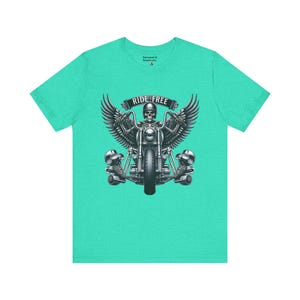 Ride Free Motorcycle Graphic Tee for Bikers, Unisex Short Sleeve T-Shirt, Casual Wear, Gift for Riders, Summer Graphic Tee, Bike [...]