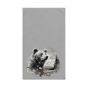 Bear nature Hand Towel