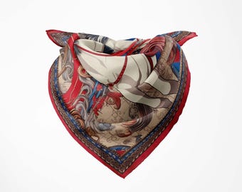 Arafed Pferdeseide Bandana