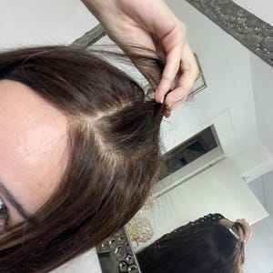 Ultra realistic Wig Invisible Lace brown Human Hair  ,13x6 skin like base,200% density ,thin lace black and brown hair, wig women ,glueless