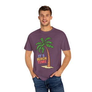 Beach Time T-Shirt Summer Vibes Graphic Tee  Beach Shirt for Women & Men  Vacation Shirt | Retro Ocean T-Shirt
