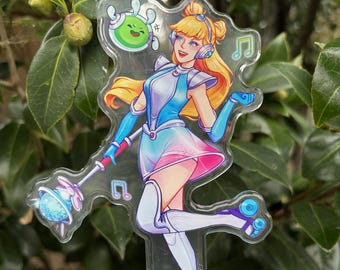 League of Legends Space Groove Lux Standee