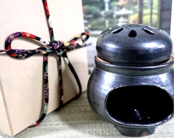 かわいい 日本製 香炉 線香 ホルダー 蠟燭 アロマ ランプ 娘から お母さんへの 母の日 ギフト  結婚するお姉さんに 両親に リビングルームの棚に 寝室の枕元に 食事テーブルに 玄関でフレグランスの  お出迎え