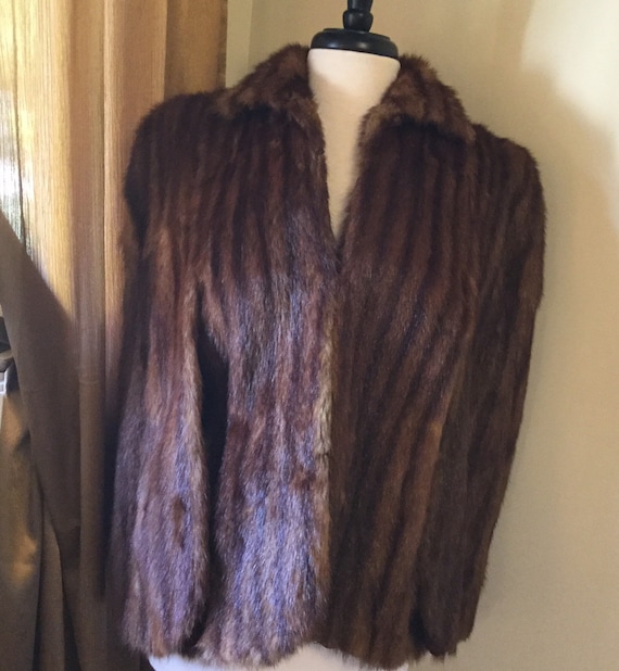 Mink capelet 60s vintage