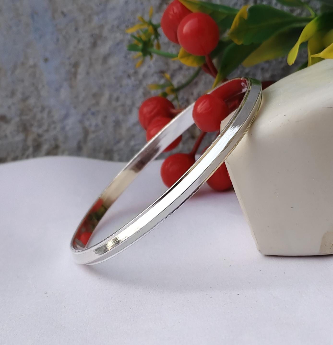 925 Silver Sikh Kara: Sterling Silver Punjabi Bangle Bracelet - Etsy