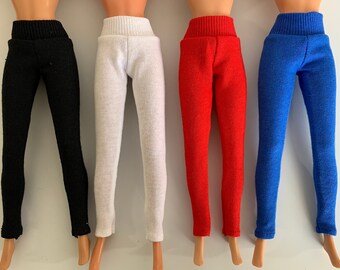 Sparkle Girlz White Navy Knit Leggings Capris Barbie REGULAR PETITE Doll