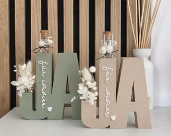 Wedding gift money gift for the bride and groom | YES display stand with test tube | Modern wedding gift