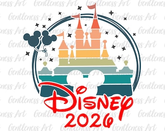 Disneyland 2026 Trip, Magic Castle Cut File, Family Vacation 2026 SVG, Family Trip 2026 Svg, Family Squad, Vaca Mode Svg, Magic Kingdom Png