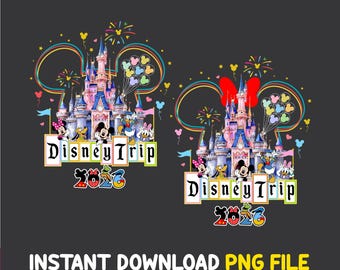 2026 Disney Family Trip Bundle PNG, Family Vacation 2026, Daisy Friend Squad, Vacay Mode, Magical Kingdom Png, Digital Download Shirt Design