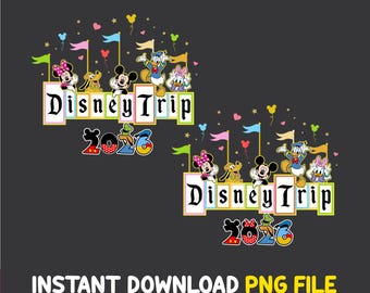 Family Trip 2026 Png, Disneyland Family Vacation 2026 Matching Png, Friend Squad Png, Vacay Mode Png, Magical Kingdom, Magical Castle Bundle