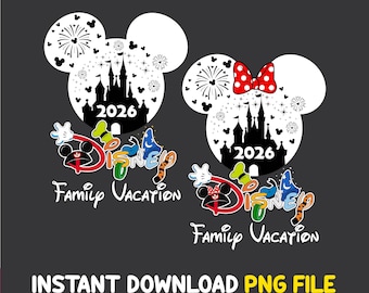 Family Vacation 2026, Disney Trip 2026 Png, Matching Shirt Design, Vacay Mode, Magical Kingdom, Minnie Birthday Girl Cut File, Friend Squad