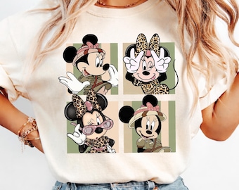 Animal Kingdom PNG Design, Mouse and Friends Let's Get Wild Png, Retro Magic Kingdom Png, Wild Life Png, Disney Safari Family Vacation 2026