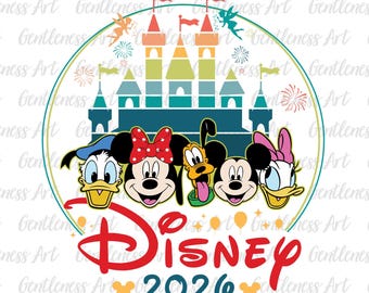 Disneyland 2026 Trip, Magic Castle Cut File, Family Vacation 2026 SVG, Family Trip 2026 Svg, Family Squad, Vaca Mode Svg, Magic Kingdom Png