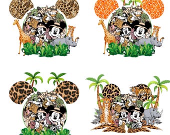 Animal Kingdom Matching Shirt Png, Wild Trip Cricut Cut File, Leopard Safari Family Trip 2026, Vacay Mode, Family Vacation Digital Download
