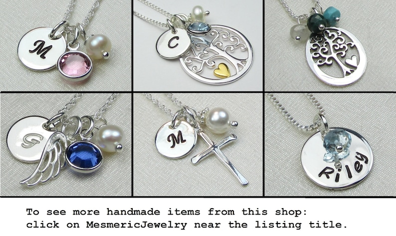 Personalized Mothers Necklace Birthstone Necklace for Mom Sterling Silver Family Tree Necklace Personalized Necklace Mothers Jewelry Gift
