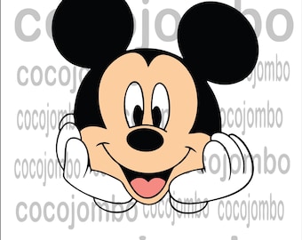 Mickey Mouse SVG File: T-Shirt, Tumbler, Cricut & Silhouette