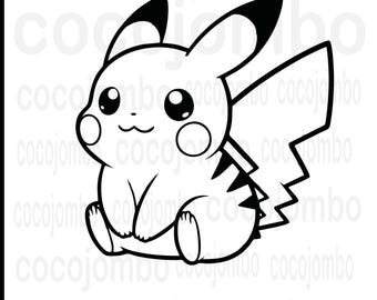 Pokemon Svg, Pikachu Svg, Bulbasaur Png, Game Character, Pokemon Clipart, Pikachu Svg, Squirtle Svg, Digital Download, Cricut, Png