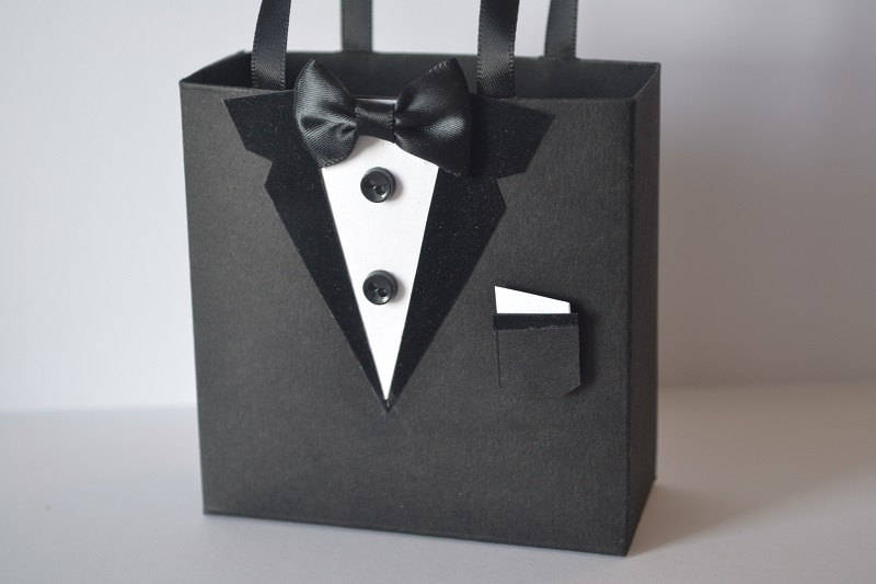 Geschenktüten für den Bräutigam/Geschenktüte für den Antrag/Geschenktüte für den Smoking, Geschenke für den Bräutigam (verschiedene Größen)