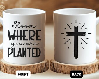 Christian Coffee Mug: Bible Verse Scripture Gift