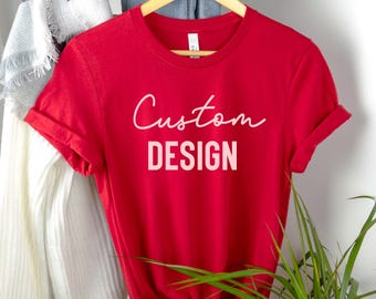 Custom Bella Canvas T-Shirt: Personalized Design Shirt