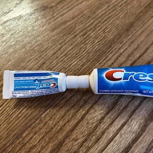 Travel Toothpaste Transfer Tool | Transfer From Big Tube to Travel Tube of Toothpaste | Travel Gifts | Inexpensive Bathroom Accessories