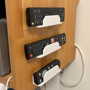 Universal TV Remote Holder | Multi-Purpose Remote Control Holder | Remote Control Cabinet Storage | Remote Mount to wall