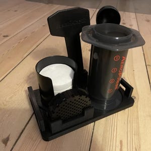 Aeropress Storage Caddy and Dryer | Aeropress Coffee Storage Organizer | Aeropress Drying Station | Aeropress Coffee Tools Organization