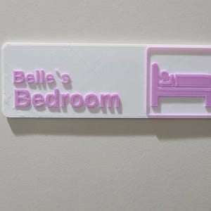 Personalized Bedroom Sign | Personalized Room Sign | Customizable Bedroom Sign | Your name Bedroom sign | Custom Sign | Door sign | For Kids