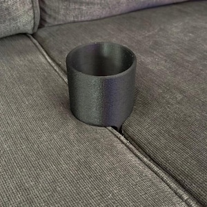 Couch Cushion Cup Holder | One-Piece Drink Holder for Sofa, Recliner, or Bed | No-Spill Couch Insert | Wedge-Base Design for Secure Fit