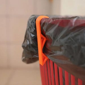 Trash Bag Clip - Pack of 3+ | Trash Bag Holder | Bag Clip | Bag Mount to Trash Rim | Trash Bags | Kitchen Accessories | Inexpensive Gadgets