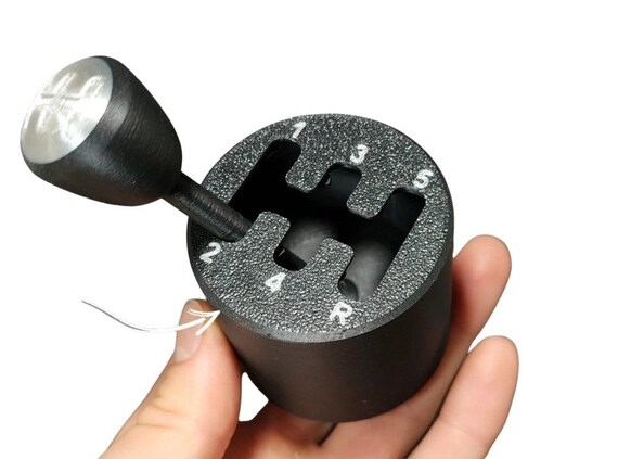 Stick Shift Fidget Toy Realistic Gear Shifter Desk Toy Manual Transmission Stress Reliever Fun Car Gift for Gearheads and Auto Enthusiasts