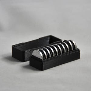 CR1632 Cell Battery Box | CR1632 Battery Holder | Coin Battery Box Storage | Battery Organizer | Battery Box | Watch Battery Replacement