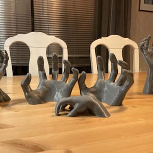Wall-Mounted Creepy Wall Life-Sized Hands | Scary Wall Hanging Arm | Zombie Hand Hooks | Dead Hands Grabbing | Walking Dead Hands