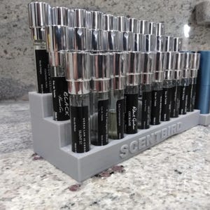 Scentbird Perfume and Cologne Holder for Old Bottles | Holds 30 Spray Bottles and 3 Cases | Display Scentbird Sprays | Bathroom Organization