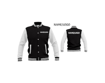 Custom Wool Varsity Jacket: Leather Sleeves, Personalized Letterman Bomber