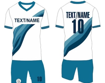Custom Soccer Jersey + Shorts Set – Personalized Team Uniform, Breathable Sportswear for Men