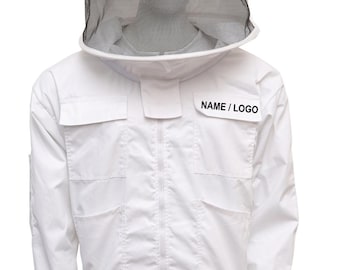 Custom Beekeeping Jacket with Veil: Personalized Bee Suit Smock