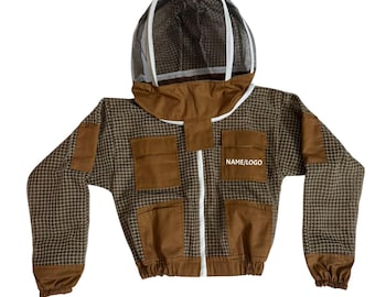 Kids Beekeeping Jacket with Veil | Personalized Bee Keeper Outfit