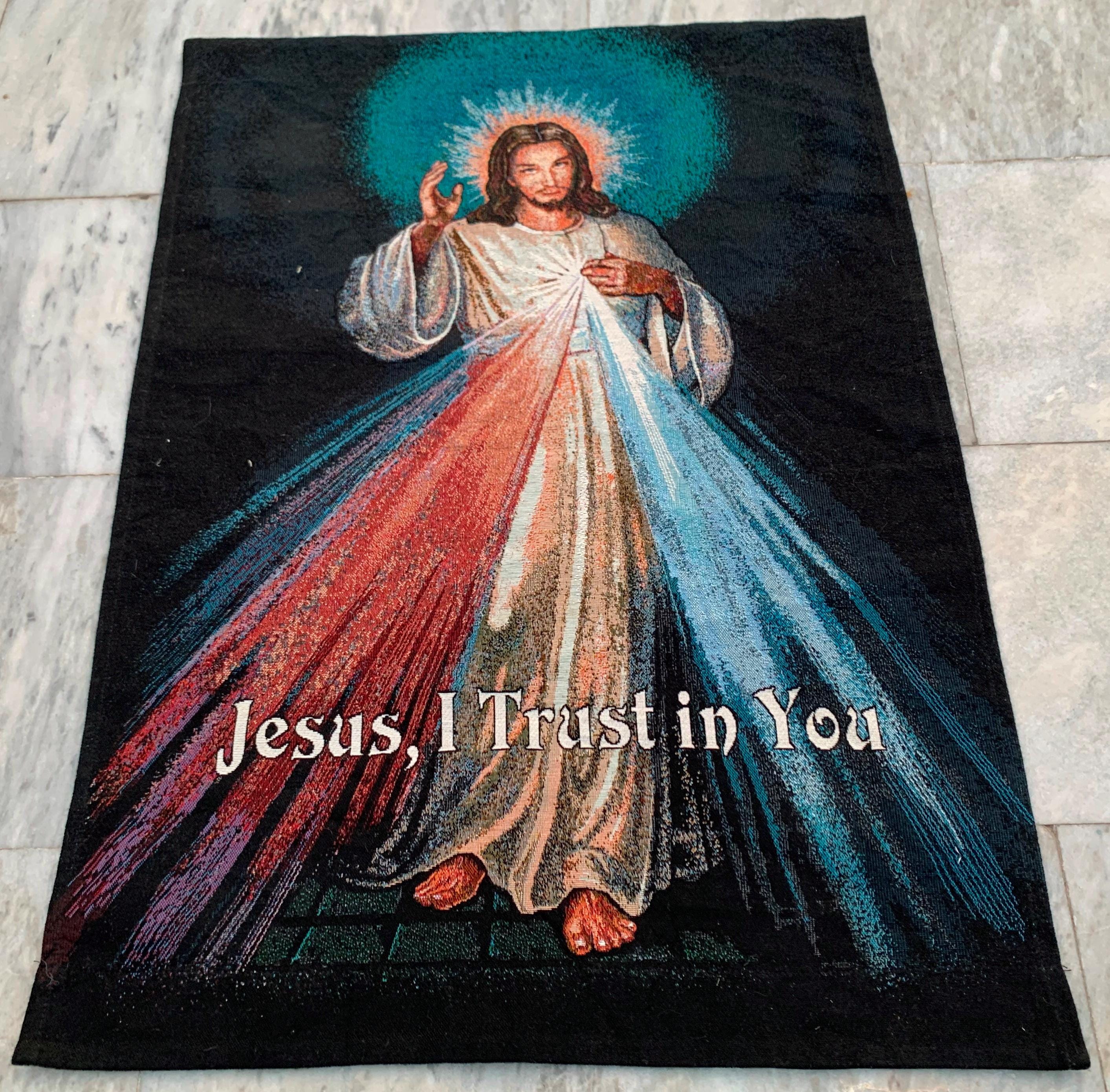 Divine Mercy Tapestry - Etsy
