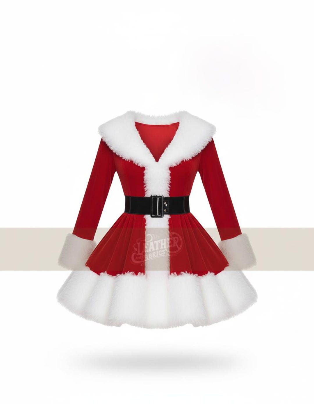 Santa Ress Handmade Women’s Santa Inspired Red Velvet Christmas Costume Dress - Etsy