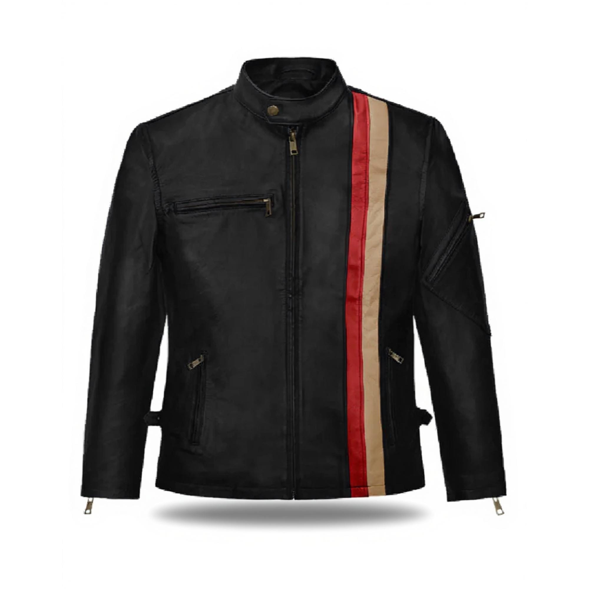 X Men Cyclops Inspired Leather Jacket | Superhero Style Biker