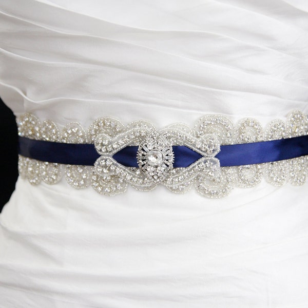 Great Gatsby wedding,wedding belt,Bridal sash,beaded bridal belt, wedding belt,wedding dress belt,something blue,vintage wedding
