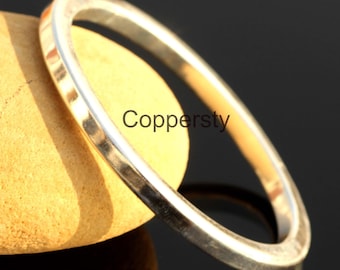 Thick 925 Sterling Silver Bangle: Chunky Statement Bracelet, Silver Cuff Christmas  gifts